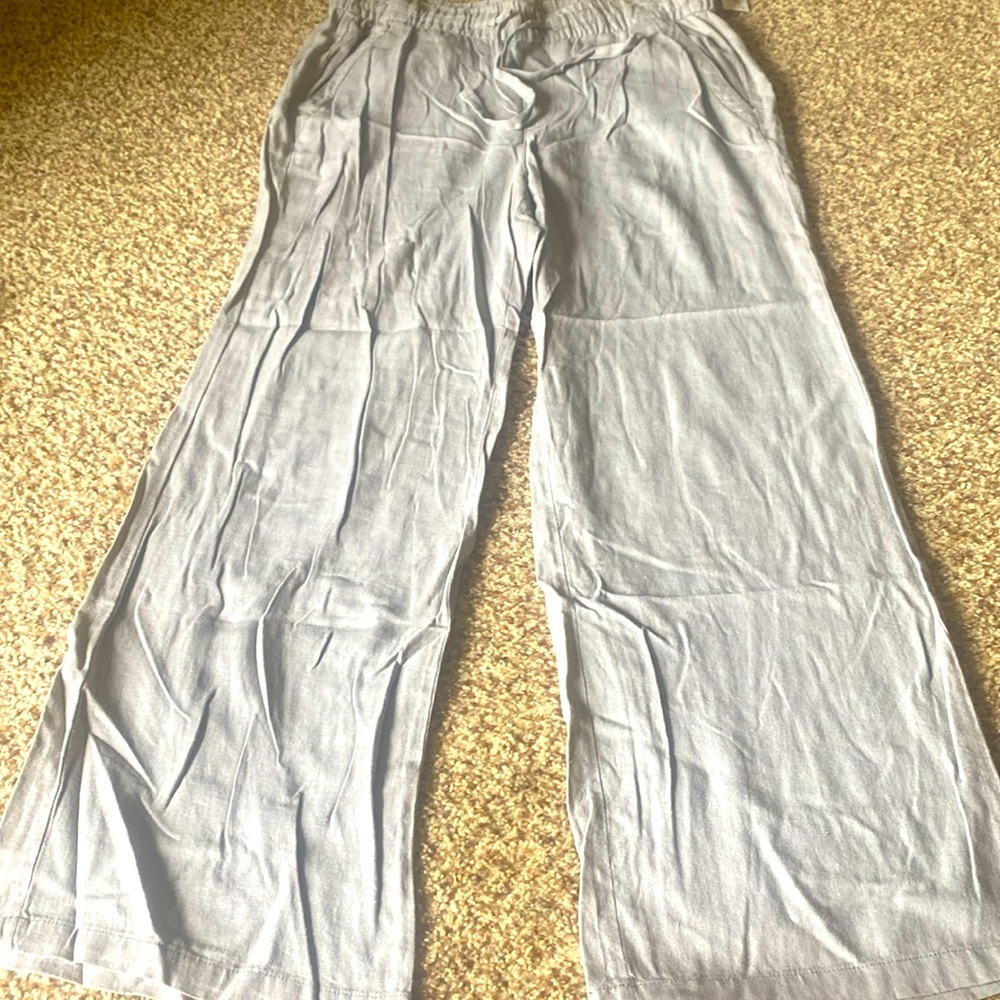 Linen pants medium